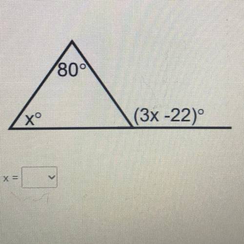 What’s the value of “x”