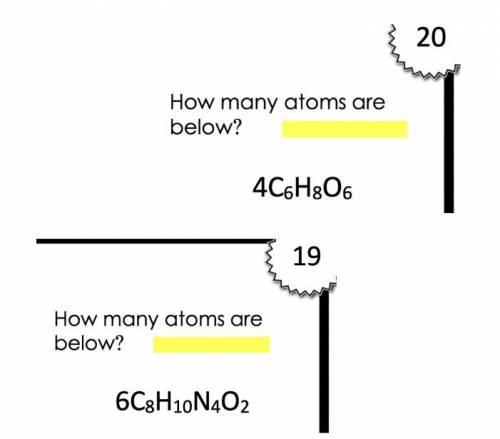How many atoms below?