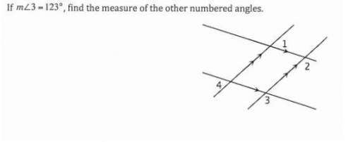PLEASE HURRY AND HELP FIND ANGLES 1,2,4