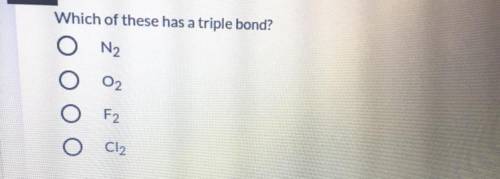 Which of these has a triple bond?