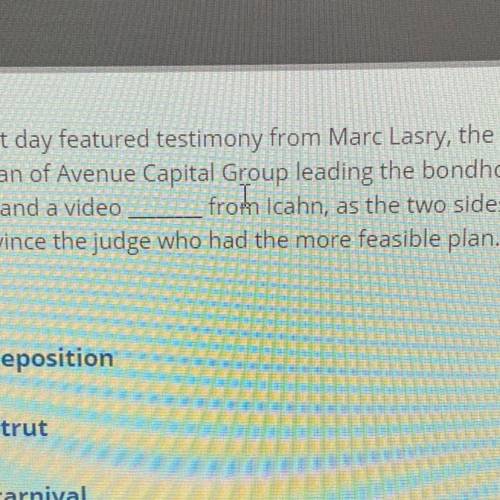 The first of featured testimony from Mark Lasry ,the billionaire chairman of avenue capital group l