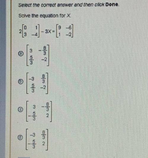 I need help with this question for my algebra class. Does anybody know it?