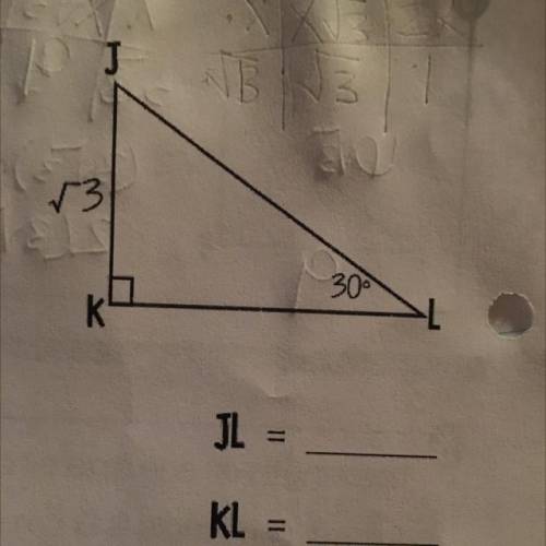 I need help solving this problem, it’s a 30-60-90 special right triangle theorem.