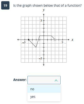 HELP NOW PLS
Is the graph shown below that of a function?