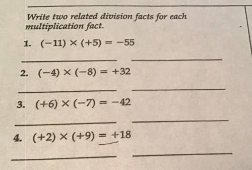 Can somebody plz help answer these questions correctly. It’s about like dividing integers and tat t