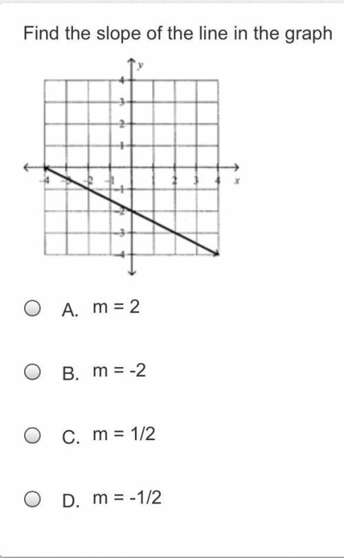 Find the slope of the graph