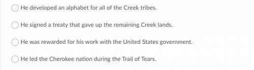 What impact did Chief William McIntosh have on the Creek Indians?
