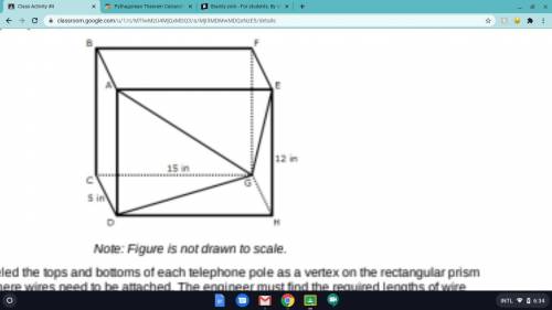 Pythagorean Theorem

An electrical engineer designed a model of a field where four standing teleph