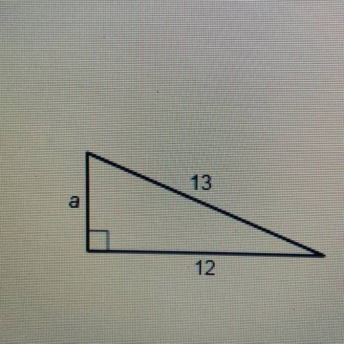 PLZ HELP ASAP!!! Find the length of side a