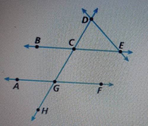 what is an example of a transversal of a pair of parallel lines drag the into box to correctly comp