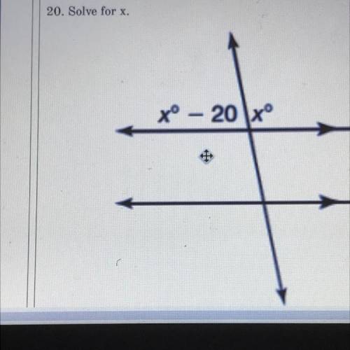 Solve for x and explain how I show work