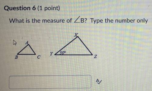 What is the measure of /__B? Type the number only