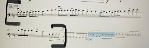 Music:

Can someone tell me what the notes are (Letter and how many fingers) for measures 6 to the