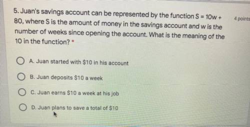 Does anybody know the answer to this question please I need help?!