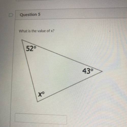 What’s the value of x?