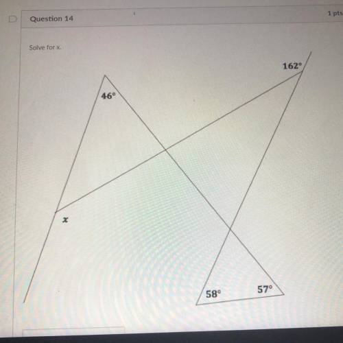 Solve for x pls i need the answer asap