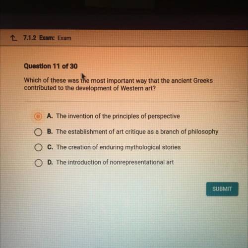 PLEASE HELP

Which of these was the most important way that the ancient Greeks
contributed to