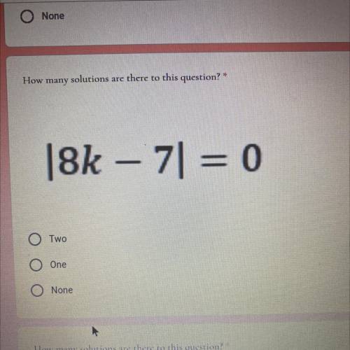 How many solutions to this problem