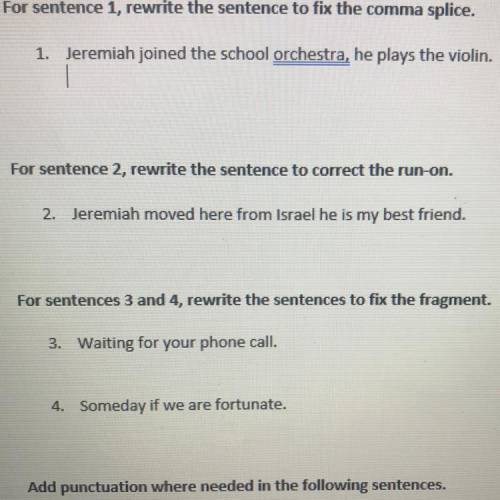 Please help! 
I need help on grammar sentences.