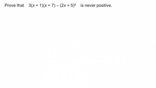 Prove that 3(x+1)(x+7)-(2x+5)^2
