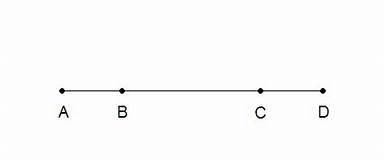If line segment AB=CD, BC=7, and CD = 2
Then what is the length of AD?