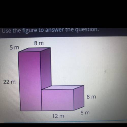 What is the volume of the figure ?