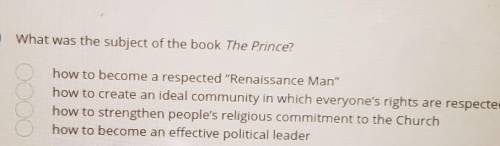 What was the subject of the book The Prince?