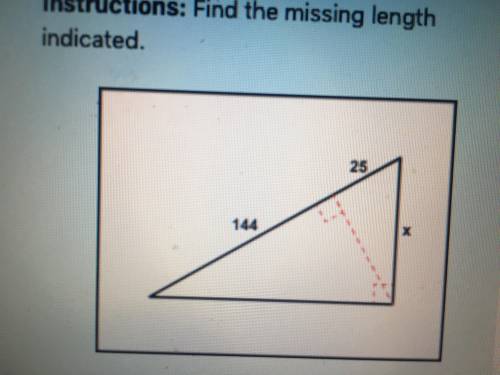 Please help find the missing length