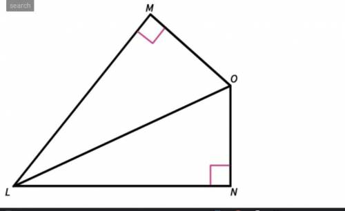 Please Help ASAP

What additional information do you need to prove that ∆LMO ≅ ∆LNO by the HL Theo