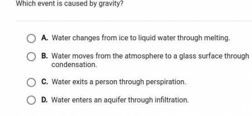 Hey ima Girl What event is Caused by Gravity