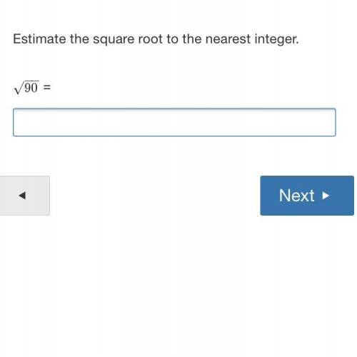 Estimate the square root to the nearest integer.