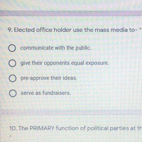SOMEBODY HELP WITH QUESTION 9