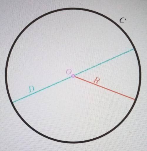 Need and answer ASAP please helppp

1. Name the line that represents the diameter2. Name the line