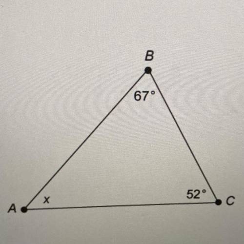 PLEASE HELP! URGENT! 
What is the value of x? Enter your answer in the box.