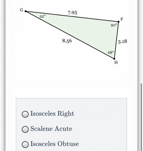 Determine the type of triangle is this ?