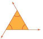 Find the measure of each exterior angle of the polygon.

The measure of each exterior angle is wha