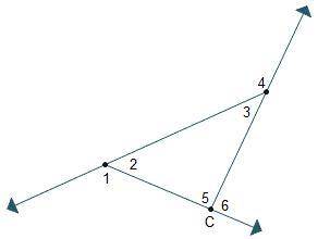 Which statements are always true regarding the diagram? Select three options. m∠5 + m∠3 = m∠4 m∠3 +