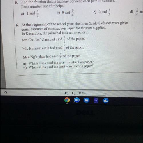I need help with question 6 please, and thank you so much! ;)