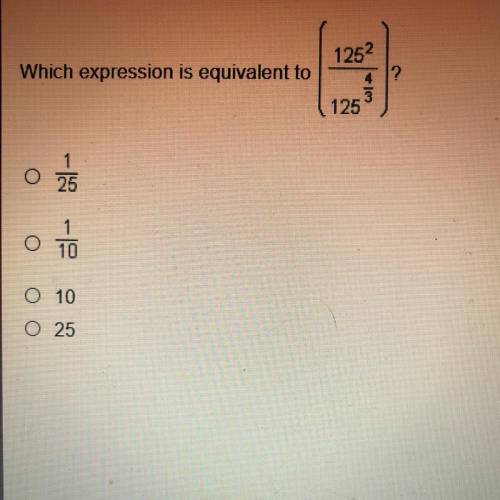 Help please. Which is equivalent?