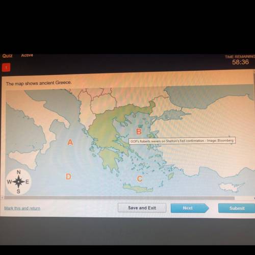 HURRYYYYYYWhich letter identifies the Aegean Sea?