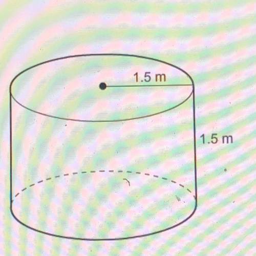 What is the surface area of the cylinder?