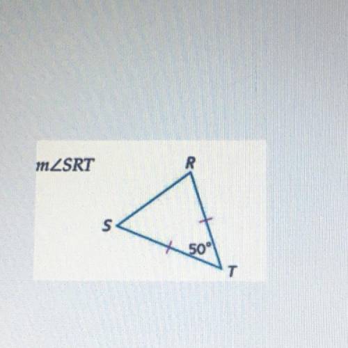 Helpp-Find the measure of angle SRT