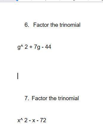 I need help with 6 and 7 who ever answer the fastice and the right answer will get brainiest