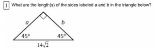 What is the best and easiest method to use to find sides A and B?
