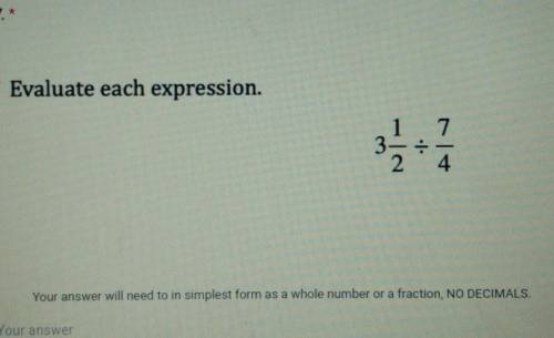 HELP PLSEvaluate each expression. 7 -10 2 4 Your answer will need t