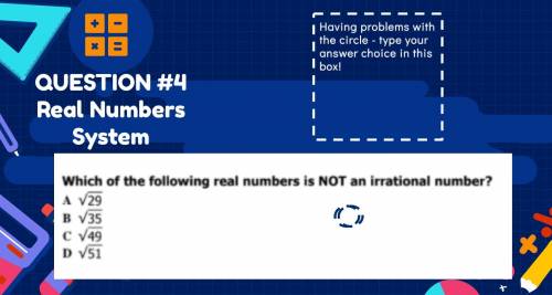 Question 4: REAL NUMBERS SYSTEM