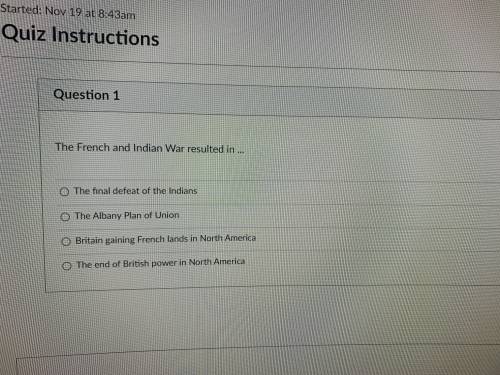 Help- the French and Indian war resulted in ...