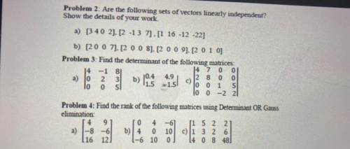 Can you solve me these problems?