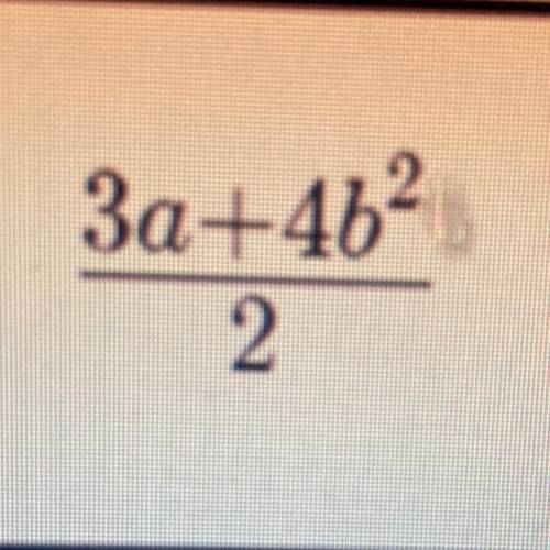 A = 4 and b = 2 
whoever answers first gets brainliest and 50 points