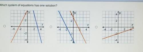 Which one has one solution
